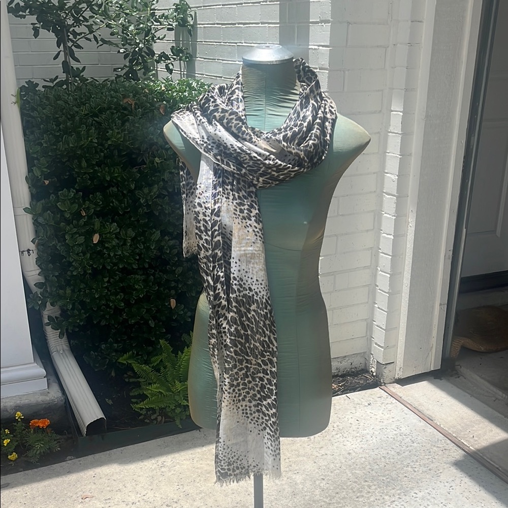Leopard Print Scarf